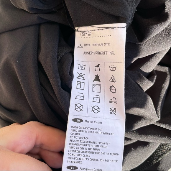 Joseph Ribkoff Cape Sleeve Floral Top Size 22 - Picture 12 of 13